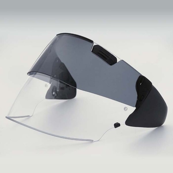 Kit ARAI PSS avec visière solaire intégrée Gun Metallic Frost