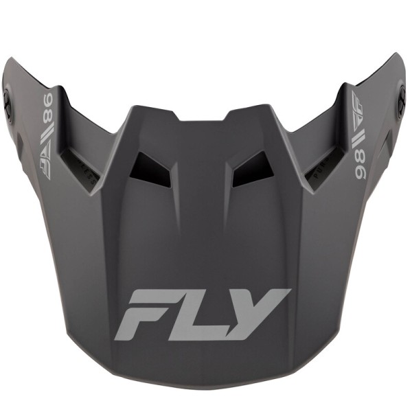 Visière FLY RACING Formula CC Objective - noir mate/gris
