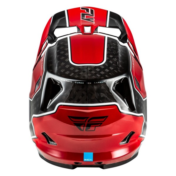 Casque vélo FLY RACING Werx-R Carbon Flow - rouge/noir