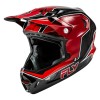 Casque vélo FLY RACING Werx-R Carbon Flow - rouge/noir