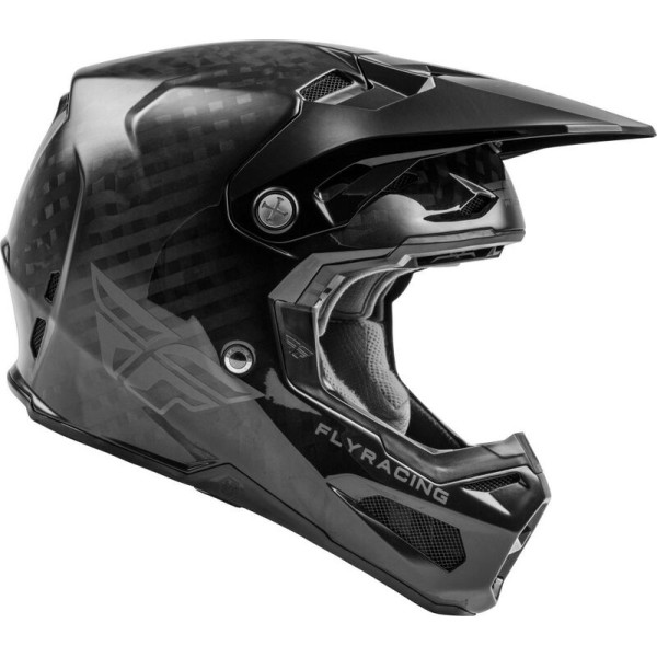 Casque FLY RACING Formula Noir Carbon Brillant Enfant L