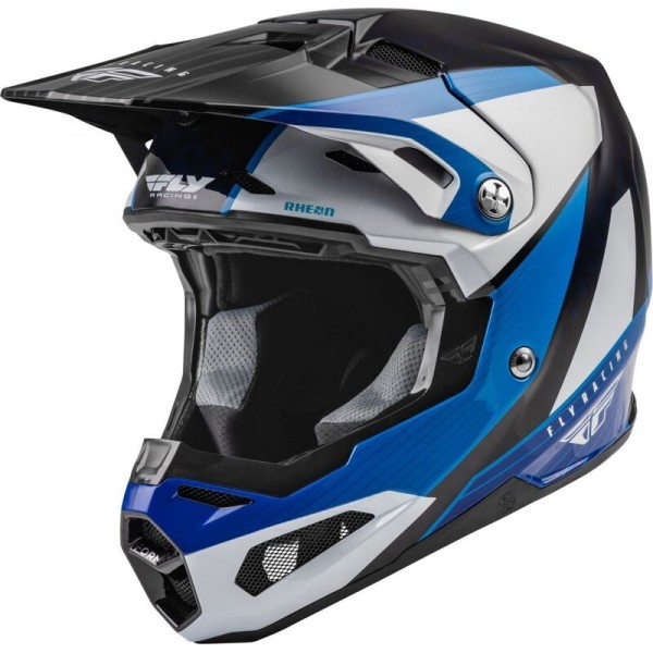 Casque FLY RACING Formula Carbon Prime Bleu/Blanc/Bleu Carbon XL