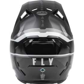 Casque FLY RACING Formula CC Driver Noir/Charcoal/Blanc XL