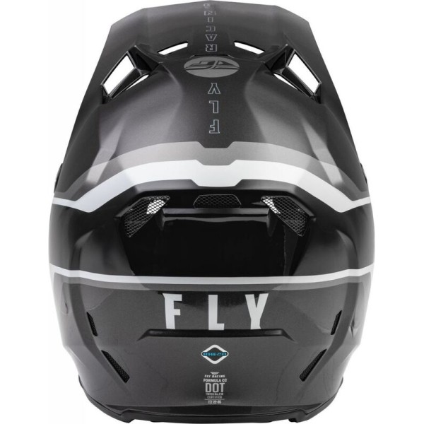 Casque FLY RACING Formula CC Driver Noir/Charcoal/Blanc XL