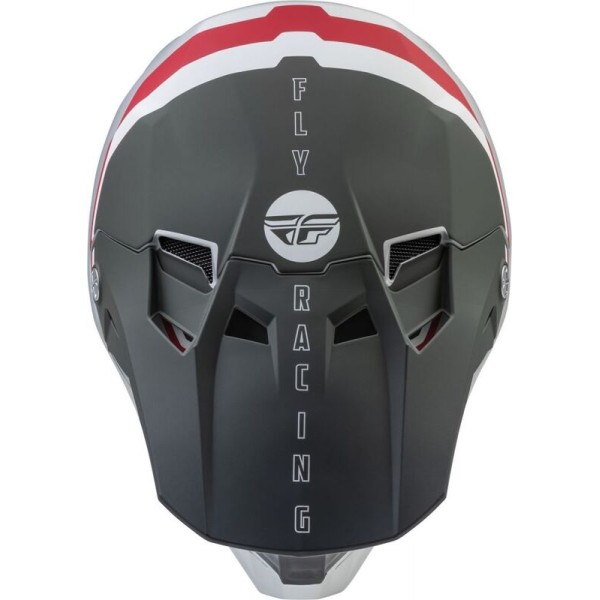 Casque FLY RACING Formula CC Driver Silver/Rouge/Blanc XL