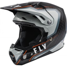 Casque FLY RACING Formula Carbon Axon Noir/Gris/Orange XL