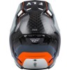 Casque FLY RACING Formula Carbon Axon Noir/Gris/Orange XL