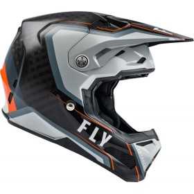 Casque FLY RACING Formula Carbon Axon Noir/Gris/Orange L