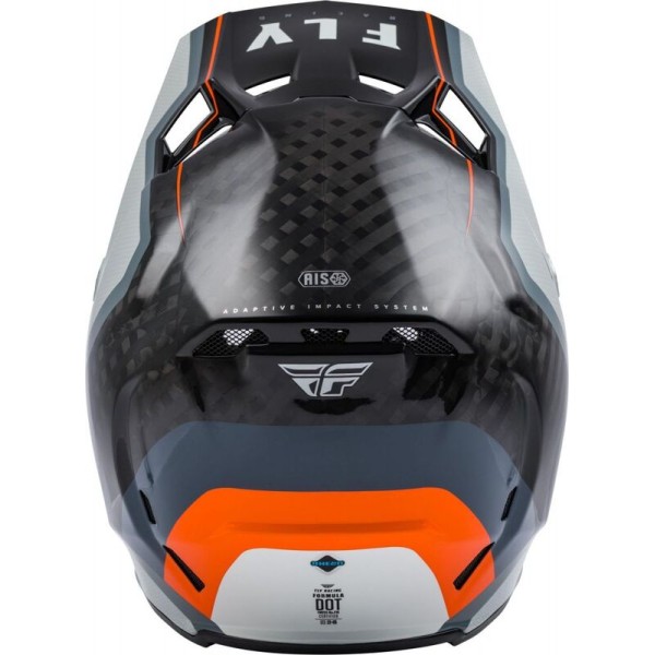 Casque FLY RACING Formula Carbon Axon Noir/Gris/Orange L
