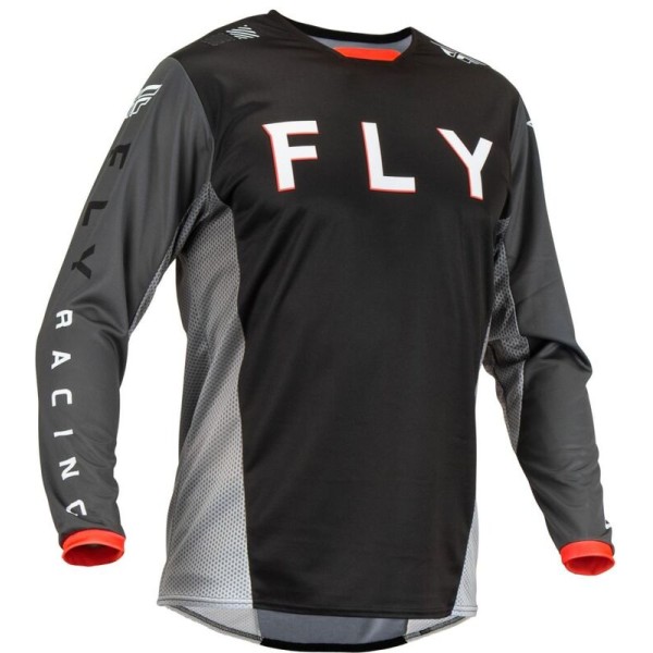 Maillot FLY RACING Kinetic Kore Noir/Gris M