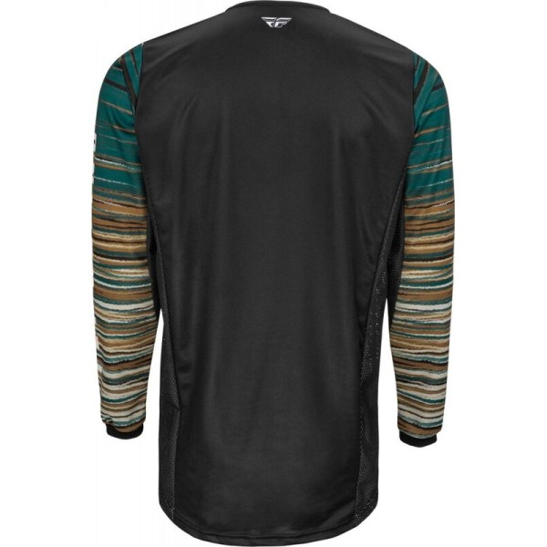 Maillot FLY RACING Kinetic Wave Noir/Rum M