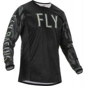 Maillot FLY RACING Kinetic S.E. Tactic Gris/Noir Camo M