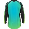 Maillot FLY RACING F-16 - Aqua/noir/blanc