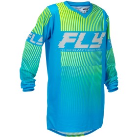 Maillot enfant FLY RACING F-16 - bleu/jaune
