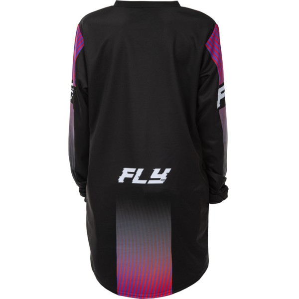 Maillot enfant FLY RACING F-16 - noir/rouge/violet