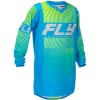 Maillot enfant FLY RACING F-16 - bleu/jaune