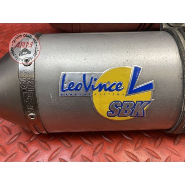 Paire de silencieux d'échappement LeoVince 