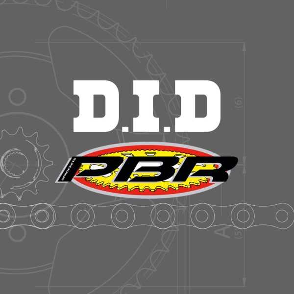 Kit chaîne DID/PBR 420D 12/51 (non-OEM) standard - couronne aluminium ultra-light