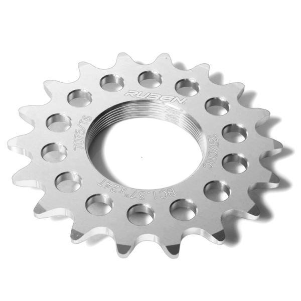 Pignon fixe de vélo Fixie RUDER BERNA 16 dents - Argent