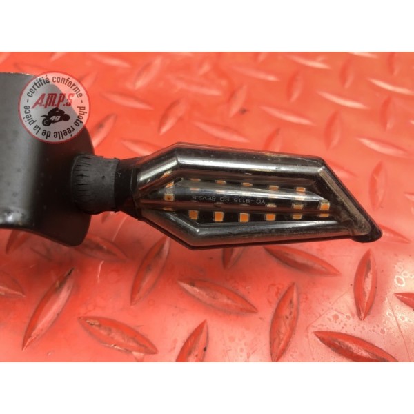 Support plaque avec clignotant ar 