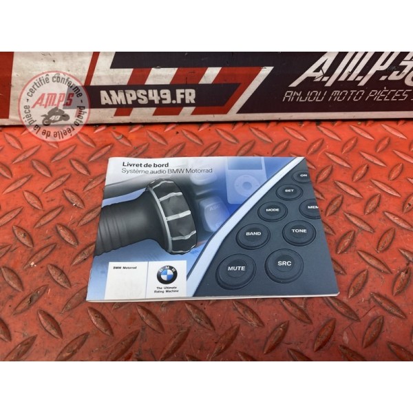 Notice système audio BMW R1200 RT 2010 à 2013 