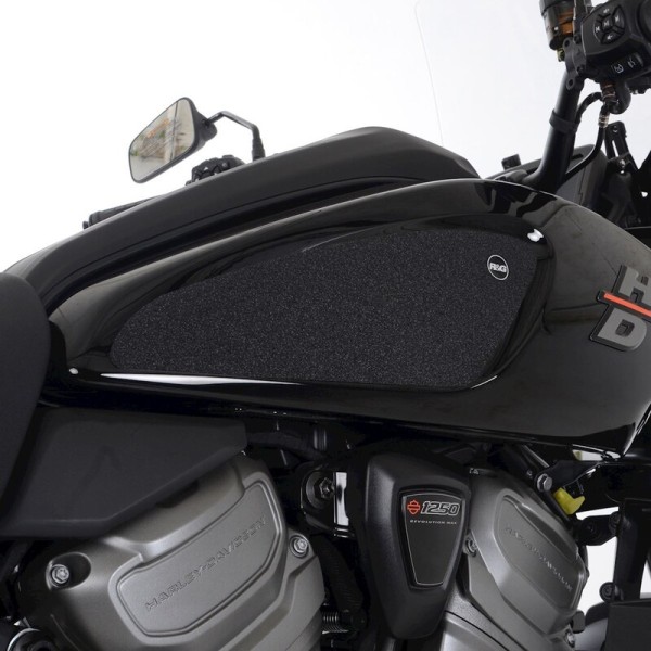 Kit grip de réservoir R&G RACING 2 pièces - noir Harley-Davidson Pan America 1250