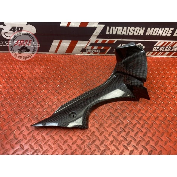 Cache carbone interieur de tete de fourche gauche 