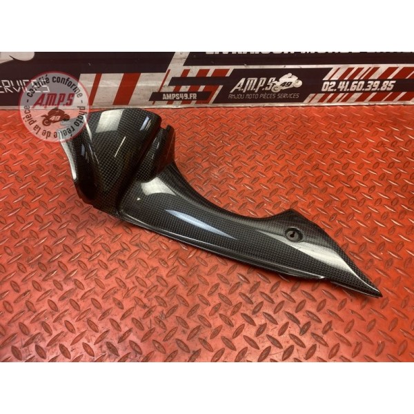 Cache carbone interieur de tete de fourche gauche 