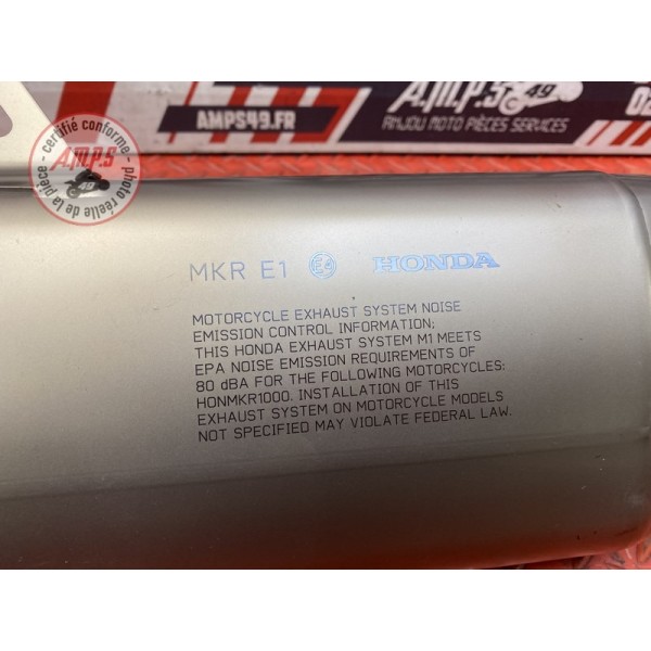 Silencieux Akrapovic homologué 