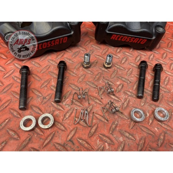 Paire d'étrier de frein avant Accossato complet Honda CBR 1000 RR-R Fireblade 2020 à 2023 