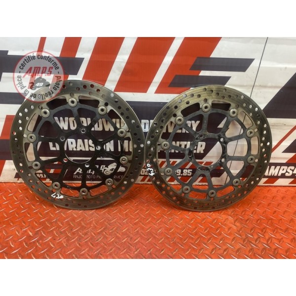 Paire de disque de frein avant Ducati Diavel 1200 2011 à 2014 