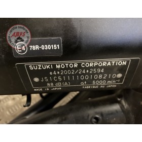 Cadre avec carte grise Suzuki GSR 750 2011 à 2016 