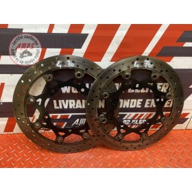 Paire de disque de frein avant Suzuki GSR 750 2011 à 2016 