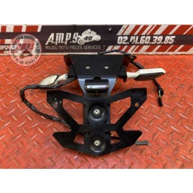 Support de plaque avec clignotant et eclairage Suzuki GSR 750 2011 à 2016 