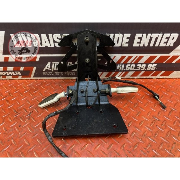 Support de plaque avec clignotant et eclairage Suzuki GSR 750 2011 à 2016 