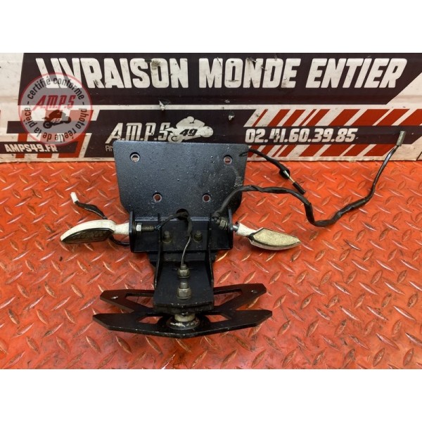 Support de plaque avec clignotant et eclairage Suzuki GSR 750 2011 à 2016 