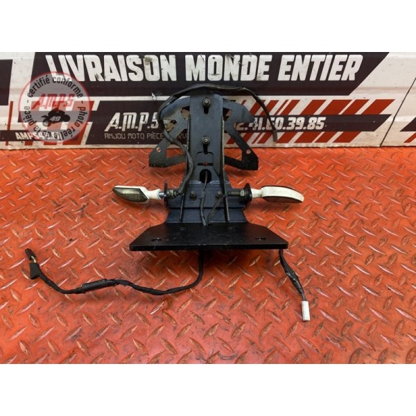 Support de plaque avec clignotant et eclairage Suzuki GSR 750 2011 à 2016 