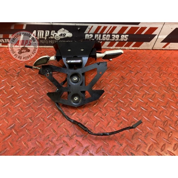 Support de plaque avec clignotant et eclairage Suzuki GSR 750 2011 à 2016 