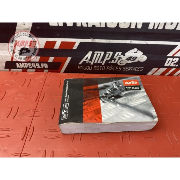 Manuel de maintenance Aprilia Tuono V4 1100 RR 2015 à 2020 