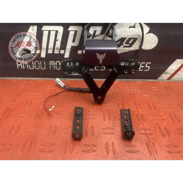 Support de plaque avec eclairage Yamaha MT07 ABS 2018 à 2020 