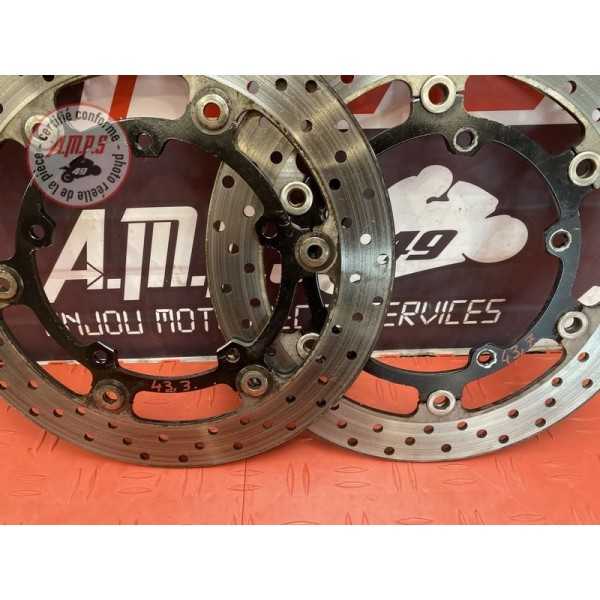 Paire de disque de frein avant Yamaha MT-09 Tracer 2015 à 2017 