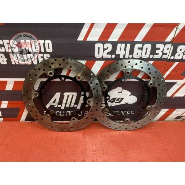 Paire de disque de frein avant Yamaha MT-09 Tracer 2015 à 2017 