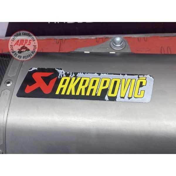 Silencieux Akrapovic KTM 1190 Adventure 2013 à 2016 