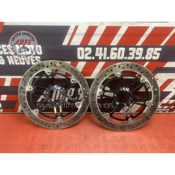 Paire de disque de frein avant Honda CBR 1100 XX Super Blackbird 1997 à 1998 