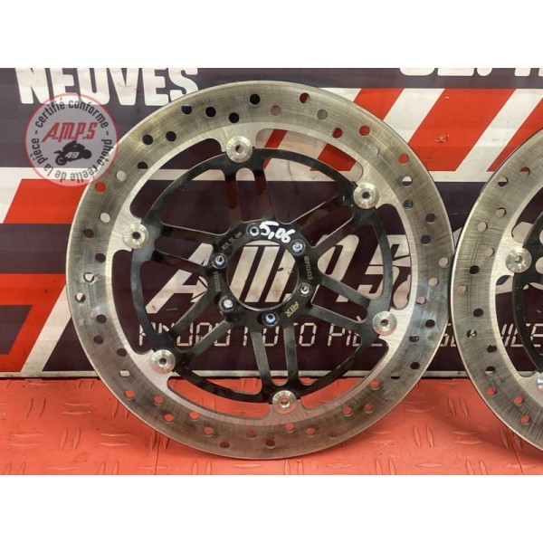 Paire de disque de frein avant Honda CBR 1100 XX Super Blackbird 1997 à 1998 