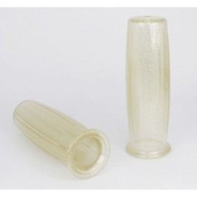 POIGNEES POSH SILVER METAL FLAKE 22MM
