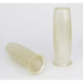 POIGNEES POSH SILVER METAL FLAKE 22MM