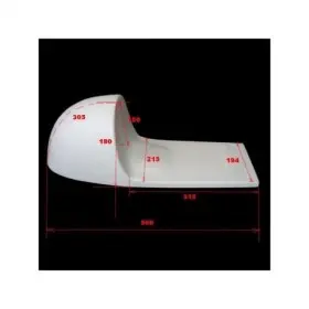 SELLE FIBRE DE VERRE CAFE RACER REPLICA 