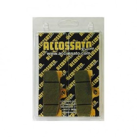 Plaquette De Frein avant (ou arrière suivant modèle) Accossato AGPA128 (dimensio 