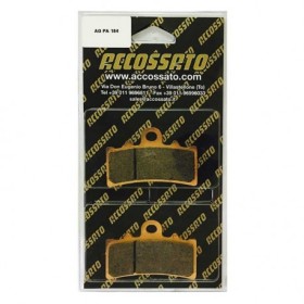 Plaquette De Frein avant (ou arrière suivant modèle) Accossato AGPA184 (dimensio 
